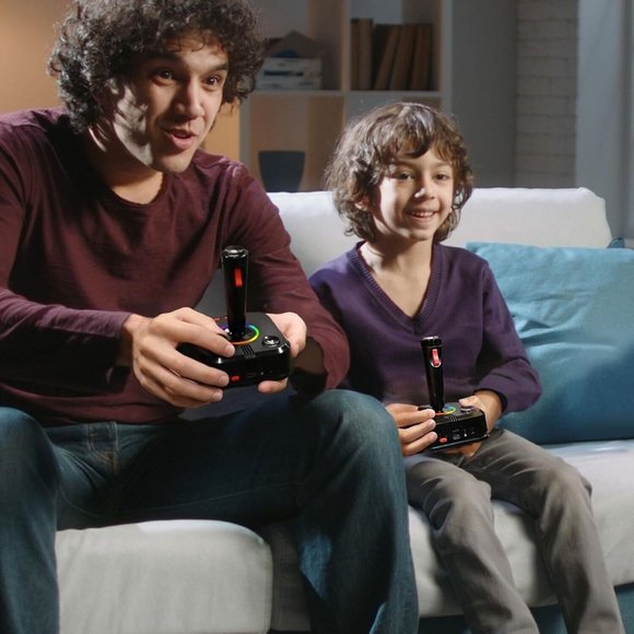 Atari Retro Video Game System with 2 Wireless Joysticks and 200+ Games - Picture 10 of 11